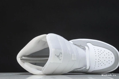 Mid Aluminum Jordan Wolf Air 1 Grey 0715